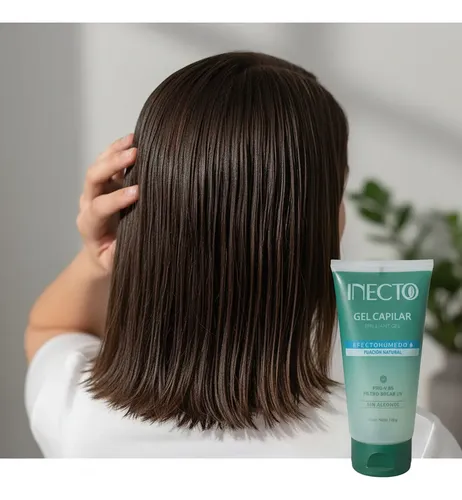 Inecto Gel Capilar Efecto Humedo Con Filtro Solar