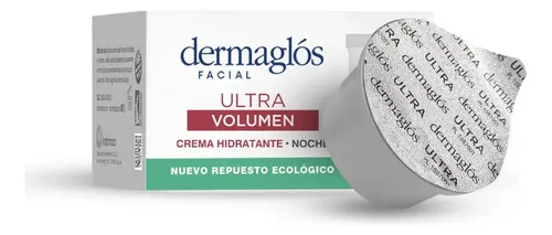 Refill Dermaglos Crema Hidratante De Noche Ultra Volumen 50g