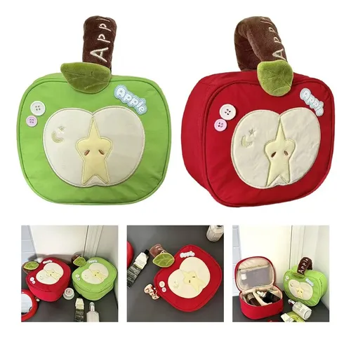 Cw Bolsa De Maquillaje De Felpa Para Viajes, Bolso De Bellez