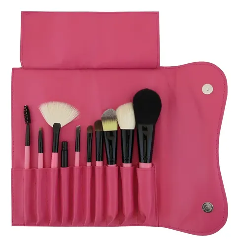 Brochas Maquillaje Set X 10 Pcs Makeup Pinceles