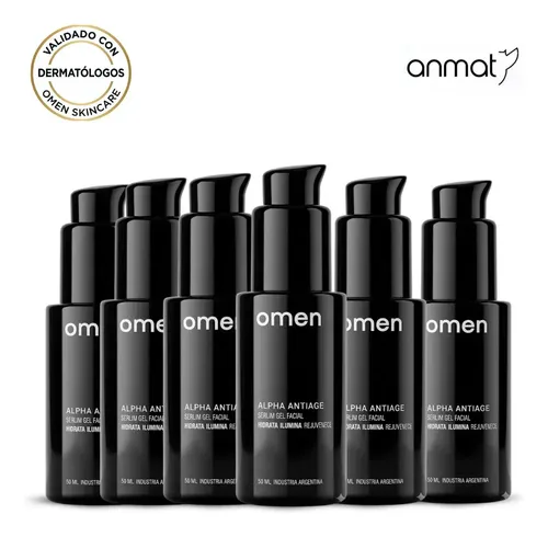 Serum Facial X6 Antiage Para Hombre Omen 50 Ml