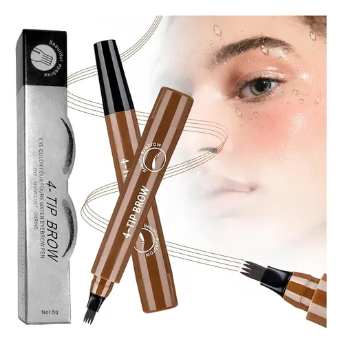 Delineador De Cejas Marrón Waterproof Microblading 2 Unidad
