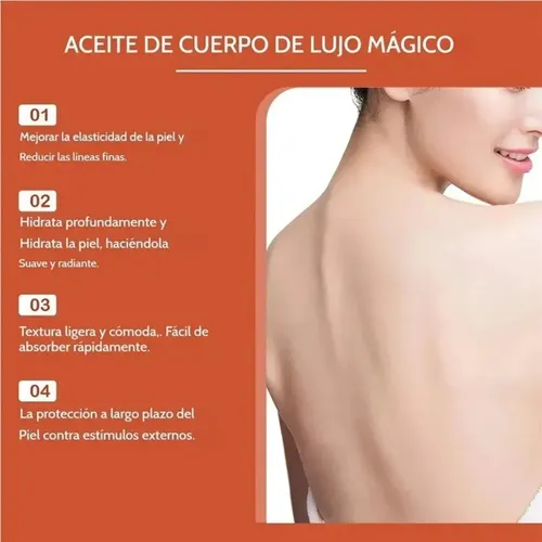 Óleo Corporal Hg Magic Luxury 300 Ml Para Pele Firme Qh 4310961871745