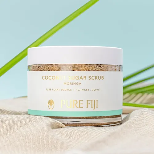 Exfoliante Natural De Azúcar De Coco Pure Fiji 300 Ml