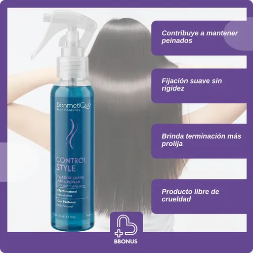 Bonmetique Control Style Fijador Capilar Suave