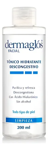 Dermaglos Tónico Hidratante Descongestivo 200ml