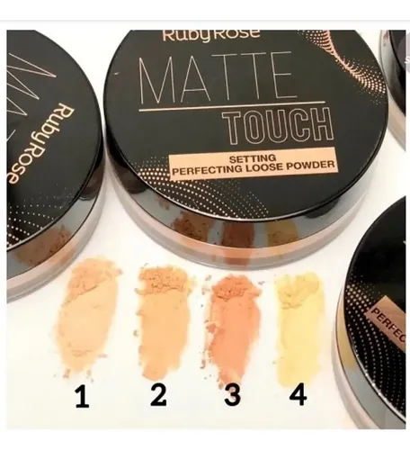 Polvo Volatil  Loose Powder Matte Touch Ruby Rose
