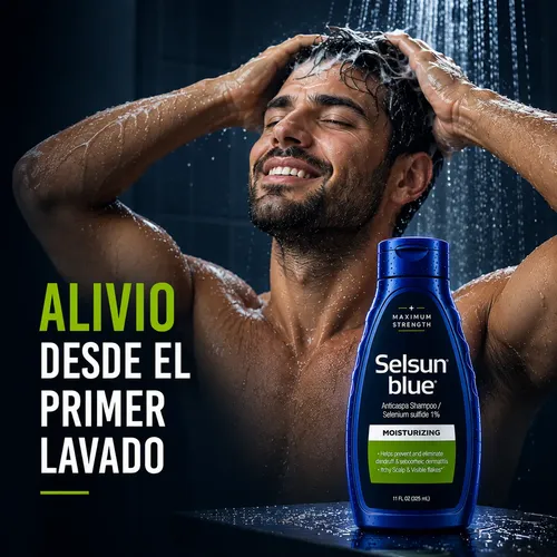 Shampoo Selsun Blue Hidratante Anticaspa 325 Ml