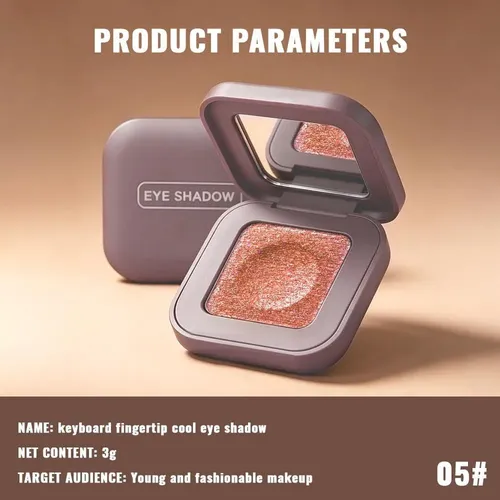 Sombra De Ojos Glitter Peach Champagne Rose Gold 0.1 Oz