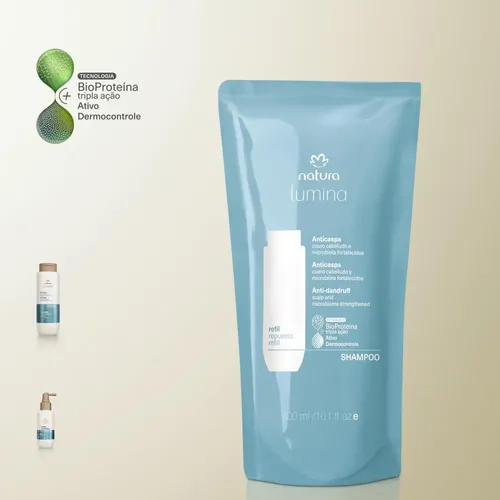 Repuesto Shampoo Natura Lumina Reequilibrante Para la caspa 300ml