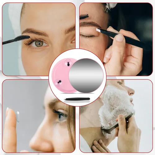 Espejo De Maquillaje Con Aumento 10x Jjhxr Con Pinzas Set De