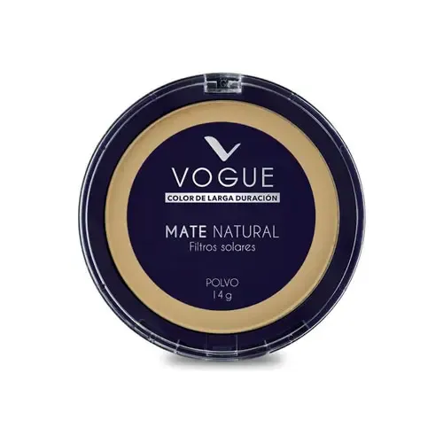 Polvo Compacto Vogue Mate Natural Canela