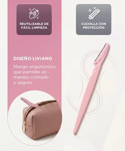 Depiladoras Faciales Care By Gadnic Set 12 Cuchillas Cejas