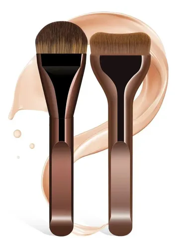 Set De Brochas De Maquillaje Profesional De 6 Piezas