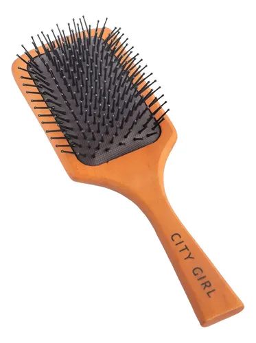 Cepillo De Madera Para El Pelo Mujer Cabello City Girl