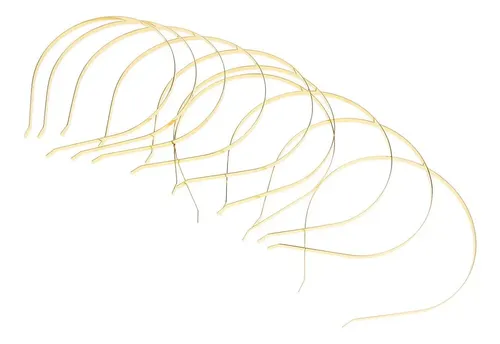 2x 10 Piezas De Metal Diadema Banda Para El Cabello Diadema