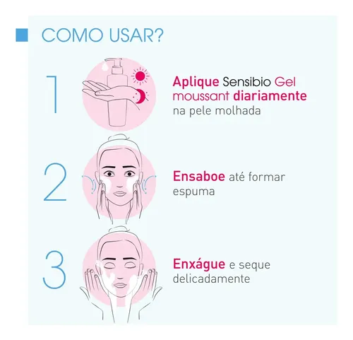 Fcgel Micelar Espumoso Sensibio 500 Ml Limpiador Facial Pprt