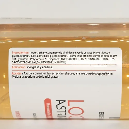 Loción Astringente – Biobellus 250ml Con Atomizador Tipo De Piel Grasa
