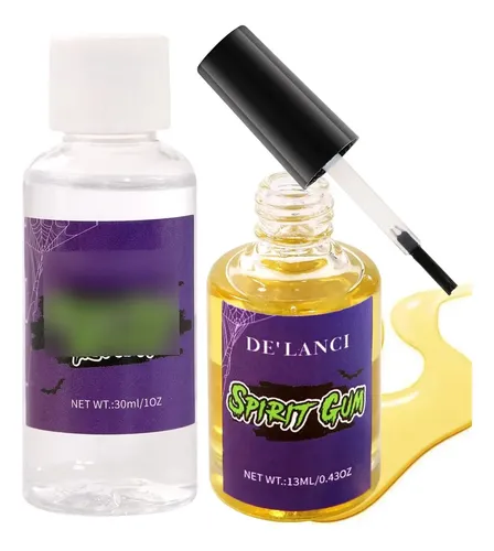 Kit Adhesivo Y Desmaquillante Spirit Gum Makeup Oygcee 13 Ml