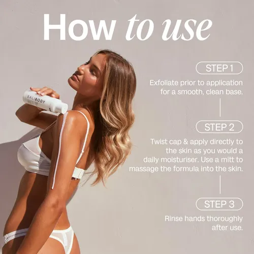 Loción Bronceadora Gradual Vegana Bali Body Self Tan Milk