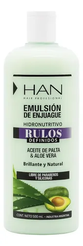 Combo Rulos Definidos Hidroutritivo Grande Aloe Vera Han