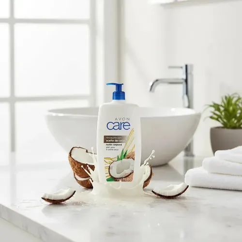 Crema Corporal Avon Care Aceite De Coco 1 L Restauración