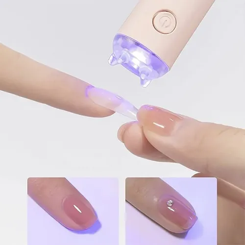 Mini Secador Uñas Mano Led Uv Portátil Usb Recargable Gel