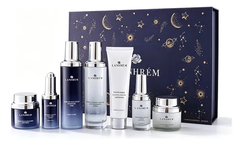 Set De 7 Unidades De Tónico Y Crema Hidratante Para El Cuida