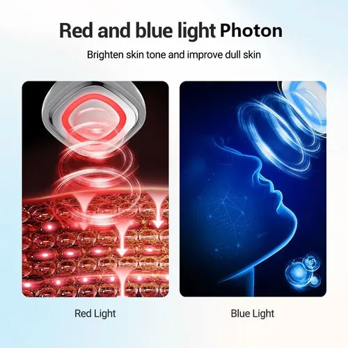 Antimasajeador Facial Lephoton 1 Con Microcorriente 4 Pulgad