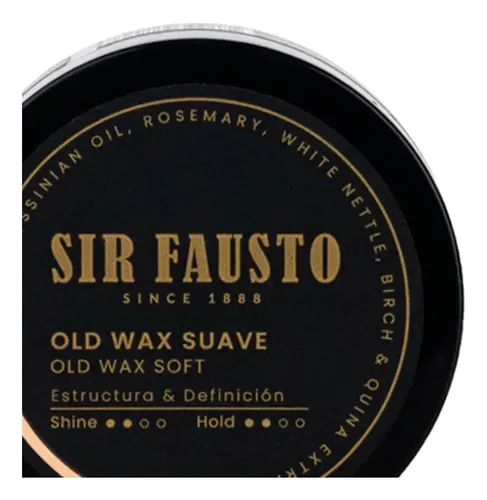 Sir Fausto Barberia Old Wax Gel Efecto Húmedo Suave 100 Ml