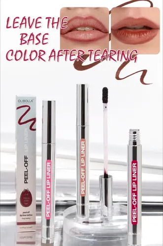 Olibolla Set 8 Delineador Peel Off Labial Agua Resistente