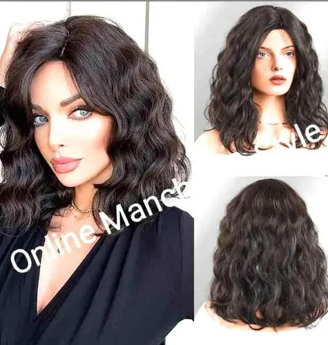 * Peluca Ondas Símil Natural S/flequillo 40cm #2 *