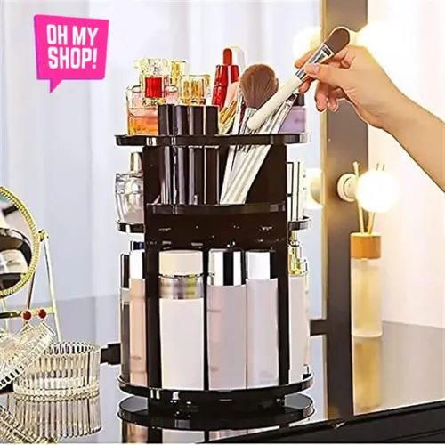 Organizador Porta Cosméticos Giratorio Plástico Giro 360