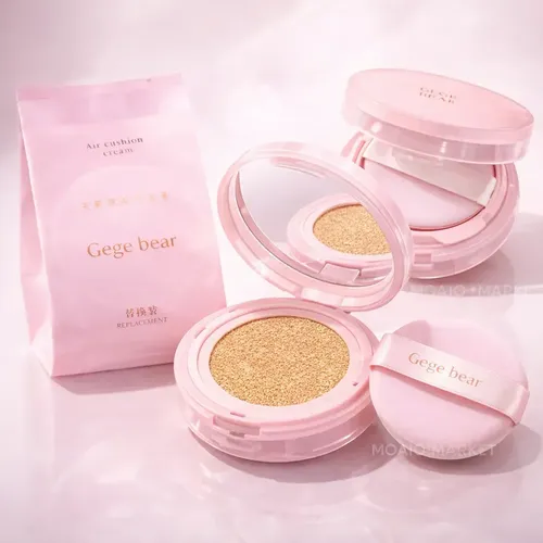Cushion Base Maquillaje Hidratante Coreana Cobertura Media