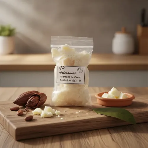 Manteca De Cacao 100% Natural Por 50 Gr.