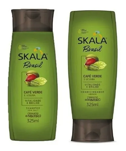 Skala Cafe Verde Shampoo Acondicionador Vegano Full