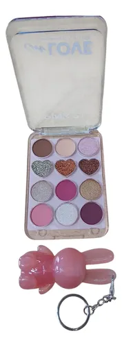 Labial Y Paleta De Sombras Aplicador Maquillaje Combos X 7