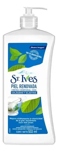 Crema para cuerpo St. Ives Piel Renovada en dosificador 532mL