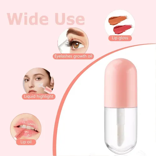 .mini Tubos Plástico Vacíos Para Embalaje Brillo Labial
