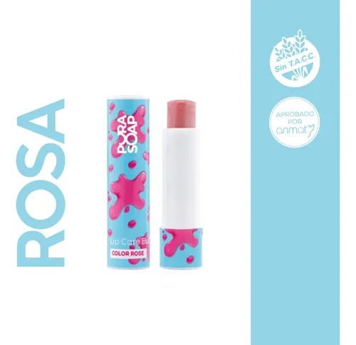 Bálsamo Labial Hidratante Con Color Pura Soap- Bubble/ Rosa