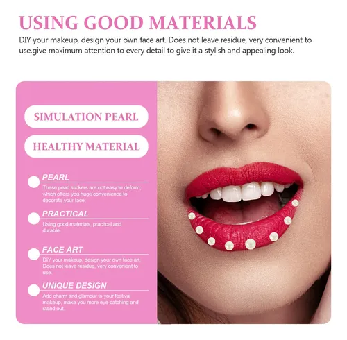 Pegatinas De Perlas Para Uñas 4 Hojas