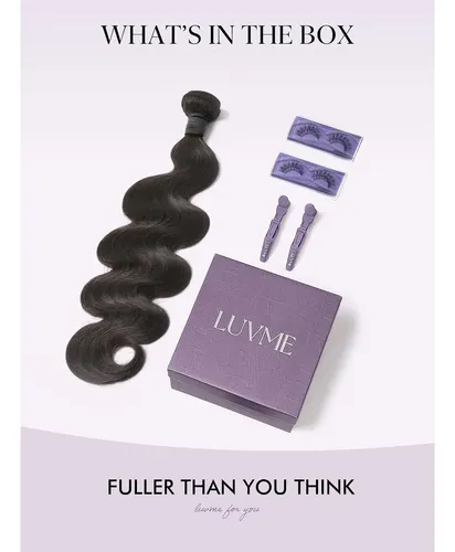Cabello Humano Virgen Luvme 18 In Body Wave 1 Mechón 100%