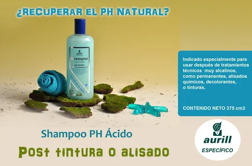Shampoo Ph Ácido Aurill X375cc