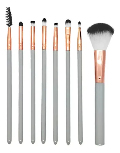 Set 8 Brochas Y Pinceles De Fibra Dual Mely Viral