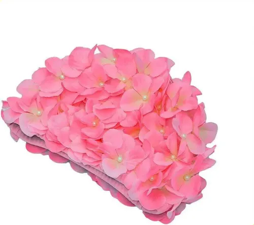 Gorro De Baño Retro Con Estampado Floral Vintage