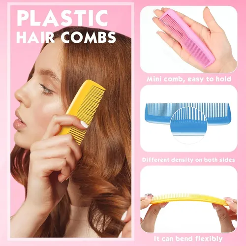 Set De Peines Y Cepillos Mini Para Cabello, 56 Piezas