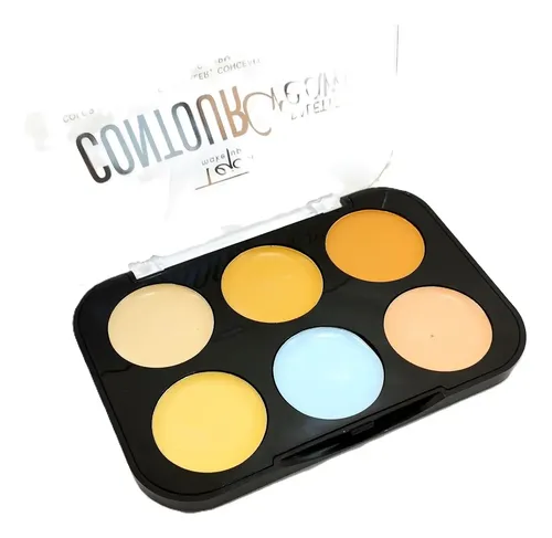 Maquillaje Paleta Concealer Contorno Corrector Cremoso Tejar