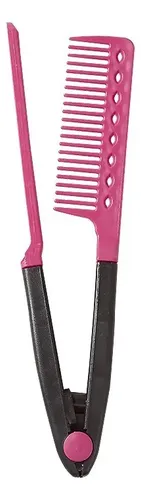 Peine Alaciado P/ Planchar Cabello Tenaza Estilista Alaciar