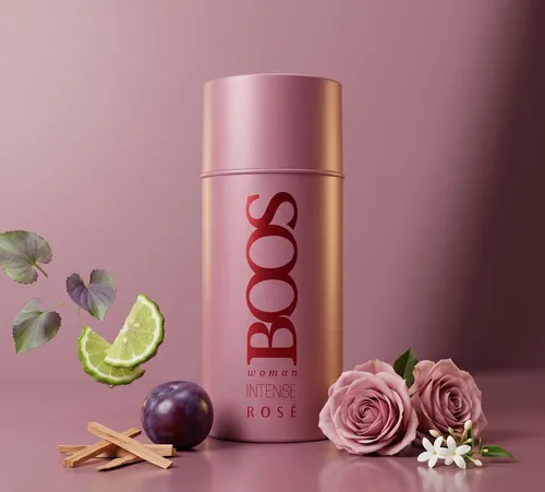 Perfume Boos Intense Rose Edp 90ml Para Mujer Con Cartera