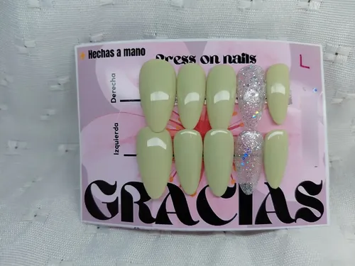 Uñas Press On/ Uñas Reutilizables De La Mejor Calidad!!!!